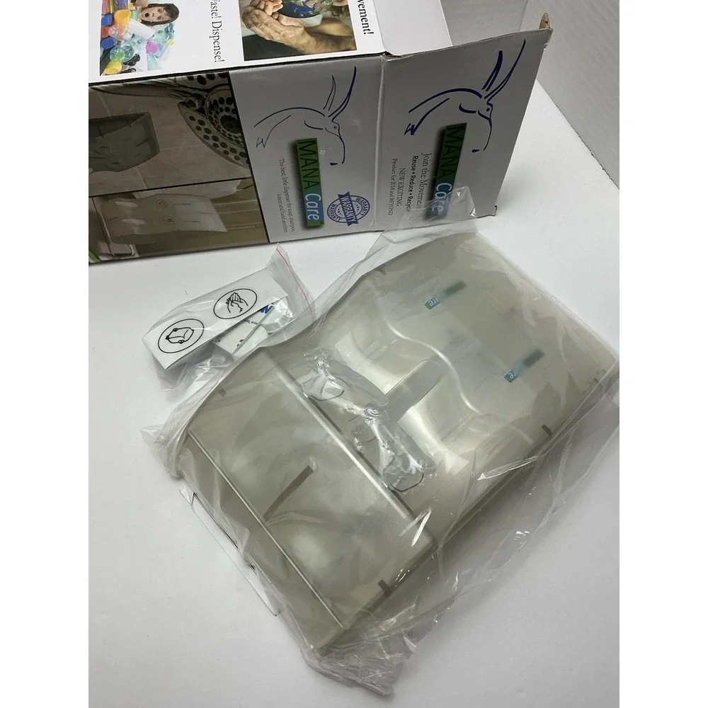 GOING GREEN?? CUT DOWN ON PLASTIC IN‎ THE SHOWER- MANACARE REFILLABLE DISPENSER